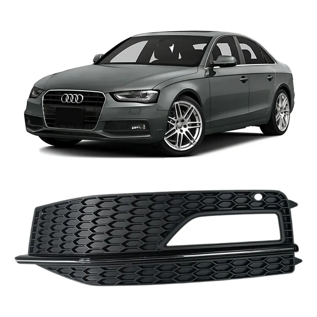 Grade Moldura Farol Milha Dianteiro Audi A4 2013 2014 2015 2016 Novo Esquerdo Motorista 8KD807681L