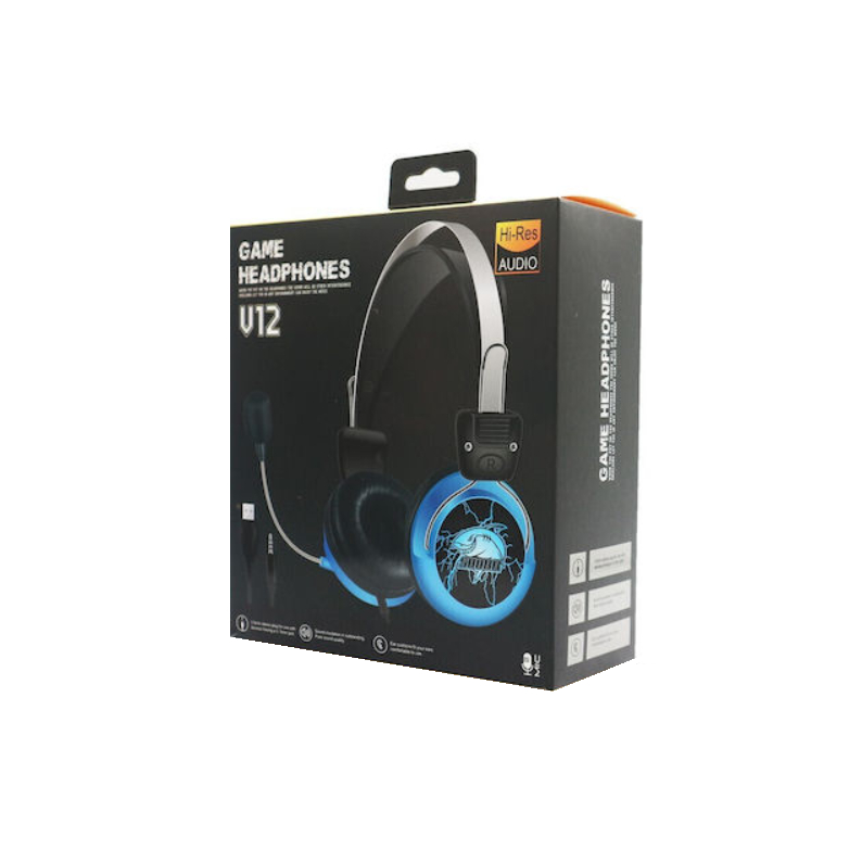 Fone de ouvido Game Headphones V12 c/ Microfone