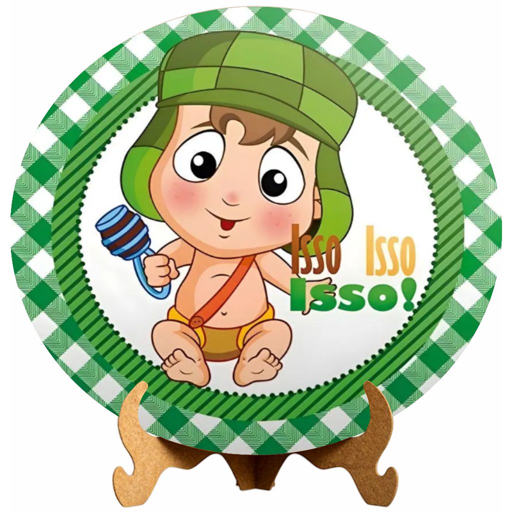 Mini Painel Chaves Isso Isso Isso - Suporte Mdf + Capa Tecido 50cm