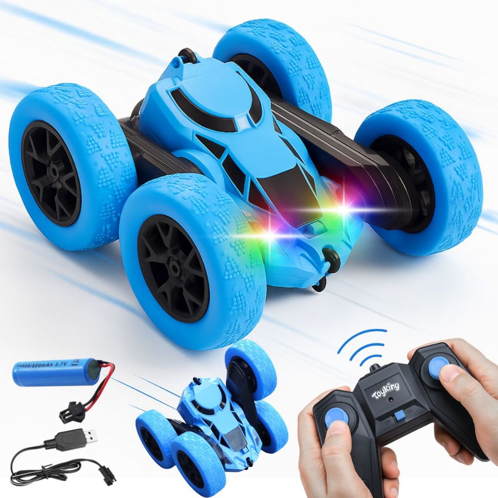 Carrinho De Controle Remoto 4x4 Giro 360 Pirueta Maluco Acrobata Turbo Stunt Racing Drift