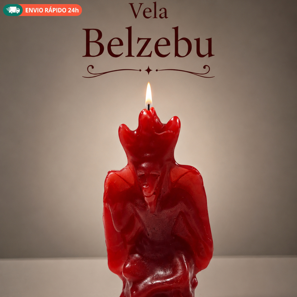 Vela Magia Belzebu Ritual Poder Dominação Proteção Força Trabalho Espiritual Fé