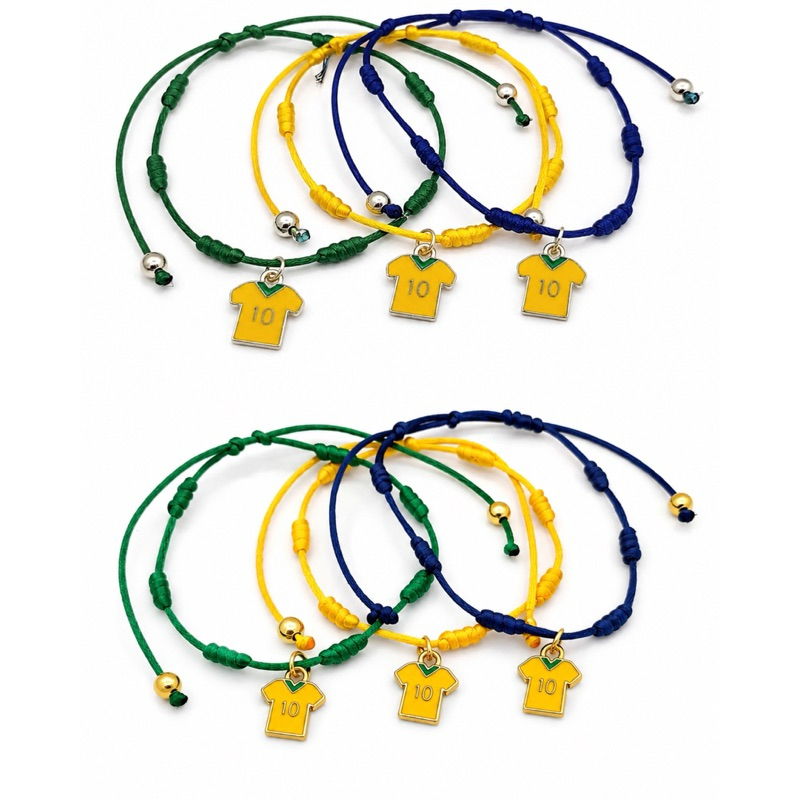 Pulseira de 7 nos com a Camiseta do Brasil