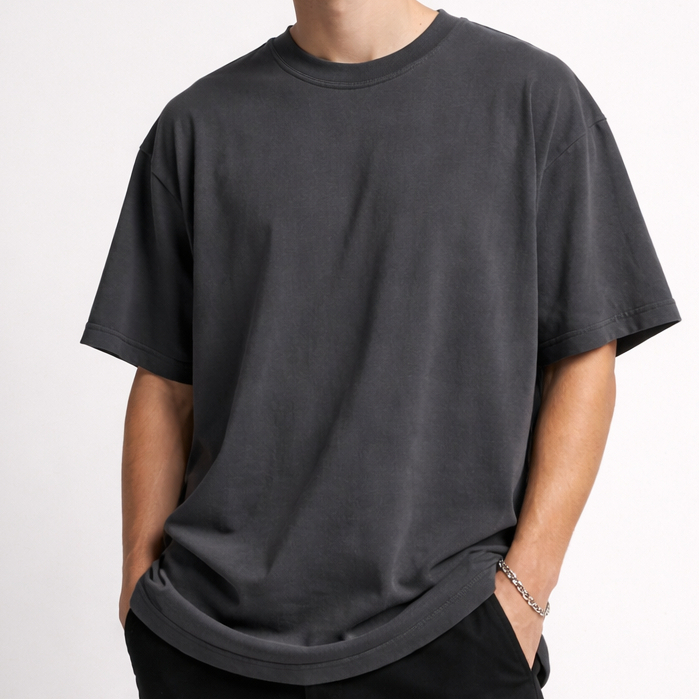 Camiseta Oversized Unissex Básica Lisa Estonado Premium Camisa Larga Streetwear Confortável