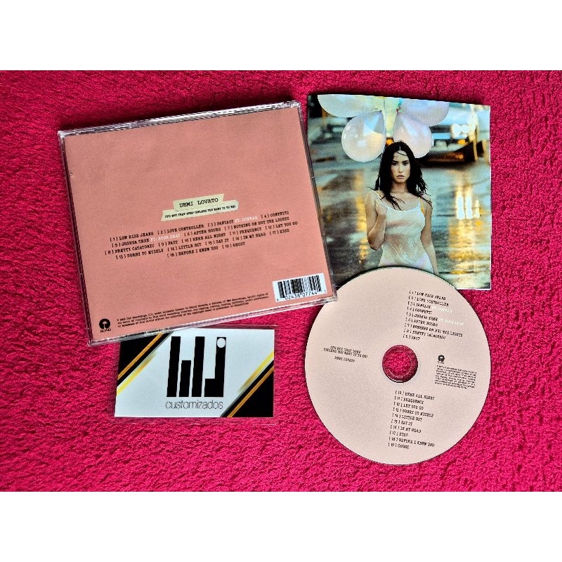 DEMI LOVATO / IT'S NOT THAT DEEP (UNLESS YOU WANT IT TO BE) CD FAN MADE