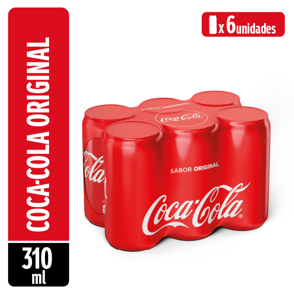 Coca-Cola Original 310Ml Pack 6Un