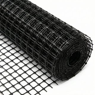 Tela Calha Telhado Ralo Plástico Grelha Jardim 140 X 50cm - Passarinheira Proteção Ratos