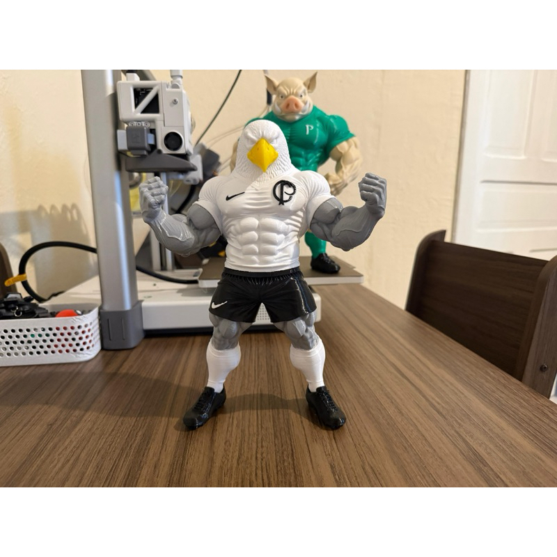 Estatua Decorativa Mascote Gavião