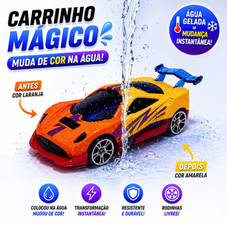 Brinquedo Carrinho Muda De Cor Na Água Color Shifters Metal Die Cast Infantil Colecionável Premium