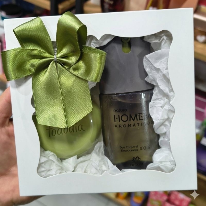 Kit Presente Masculino Natura e O Boticário | Deo corporal, Body Spray, Creme Barbear , Sabonete