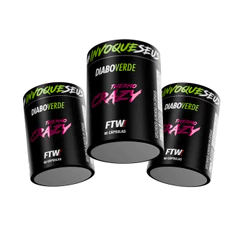 Kit 3x Thermo Crazy Pote 60 Cáps - Diabo Verde - FTW