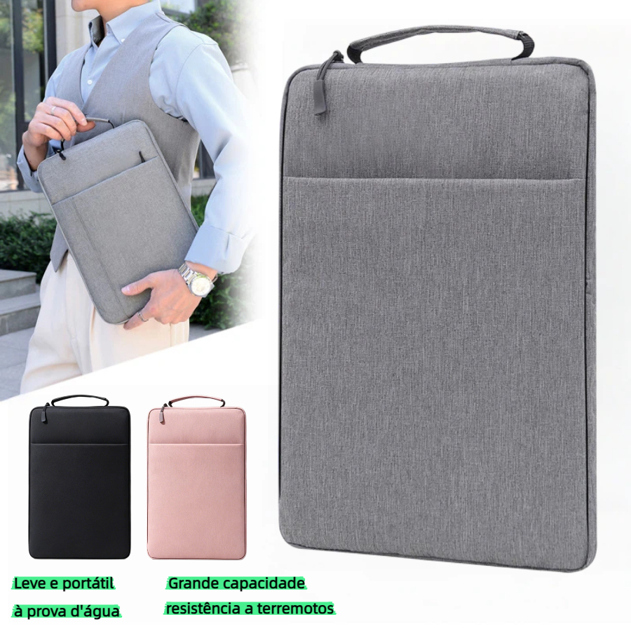 Bolsa Capa para Notebook MacBook Air 14/16 Polegadas Resistente Bolsa de Mão Organizadora para Negócios