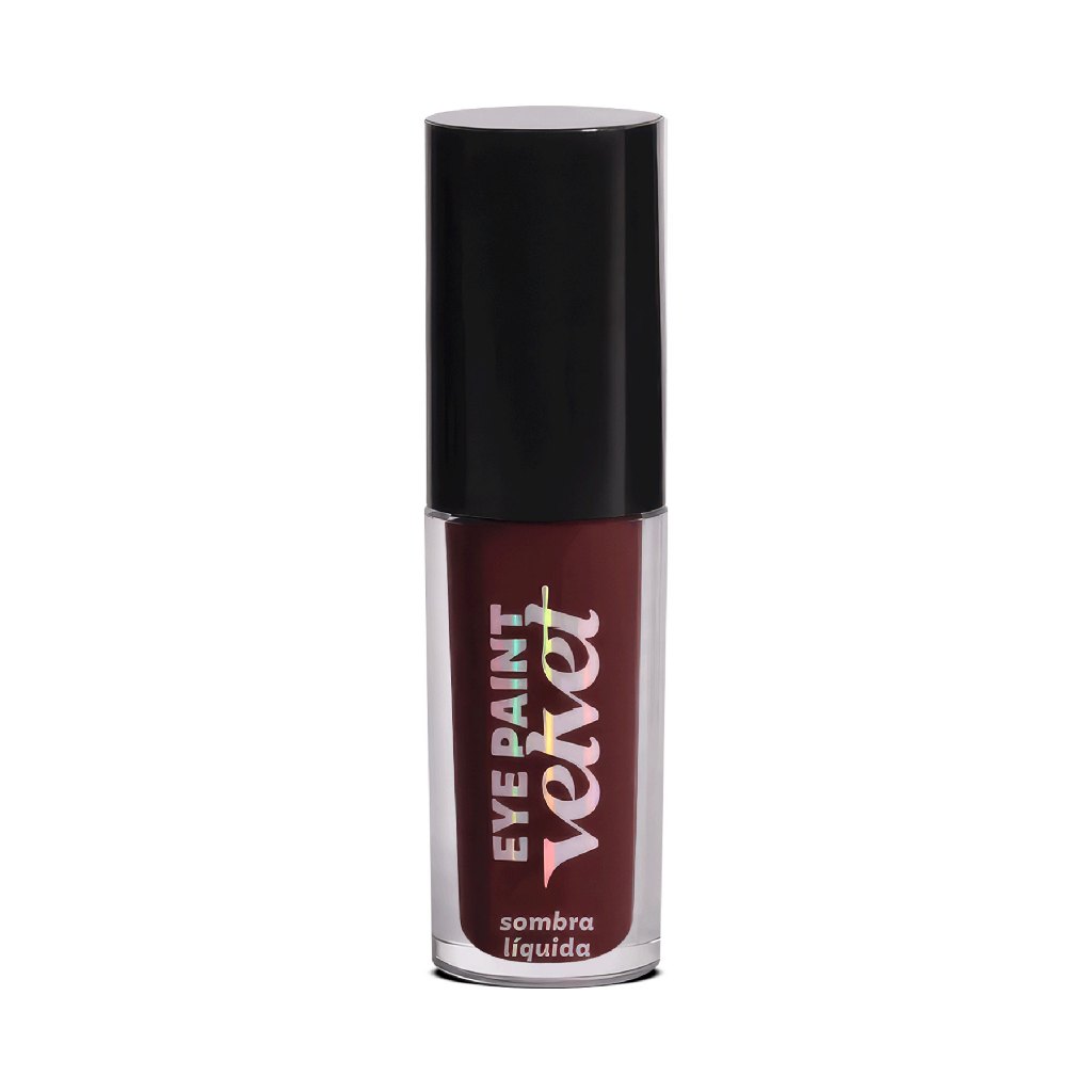 Sombra Líquida Eye Paint Velvet Marrom Alta Pigmentação Acabamento Intenso Dailus