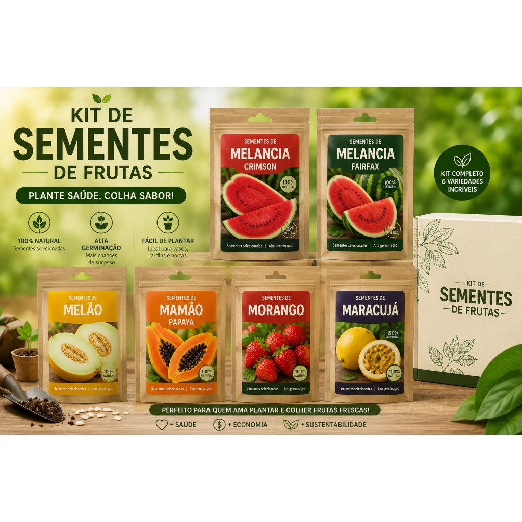 Sementes De Mamão maracujá melão morango melancia crimson melancia firefox