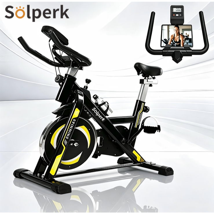 Bicicleta Spinning bicicleta ergometrica Para Exercícios ProfissionalSport Silenciosa Resistente Ideal Casa Suporta120KG