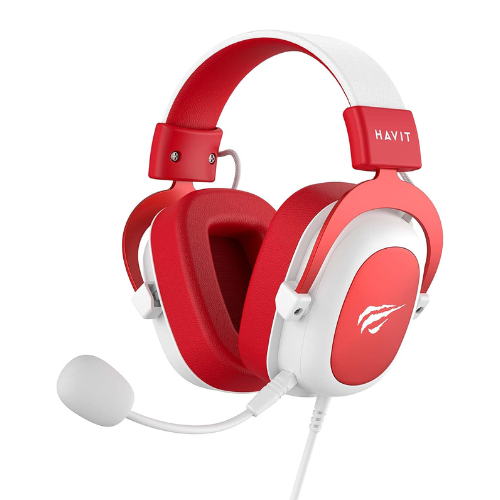 Fone Headset Gamer Havit HV-H2002d Vermelho Plug 3 Compatível com XBOX ONE e PS4