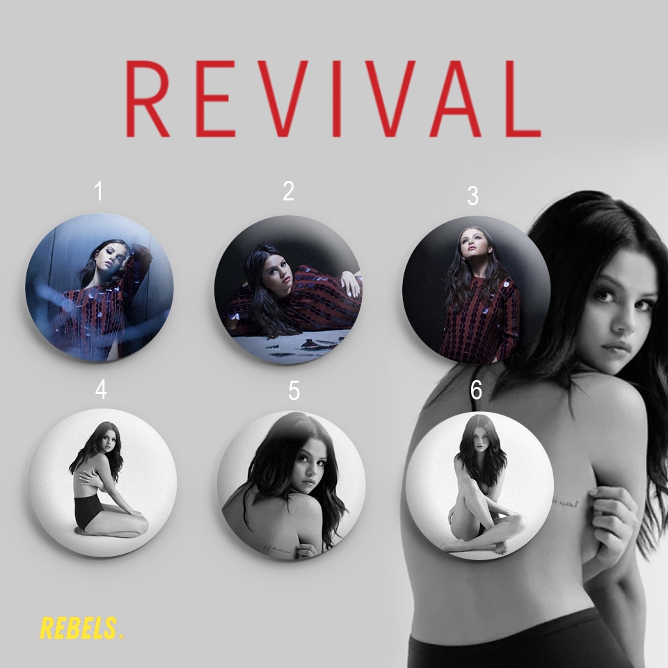 Kit Bottons - Selena Gomez: Revival Era - 32/44/58mm