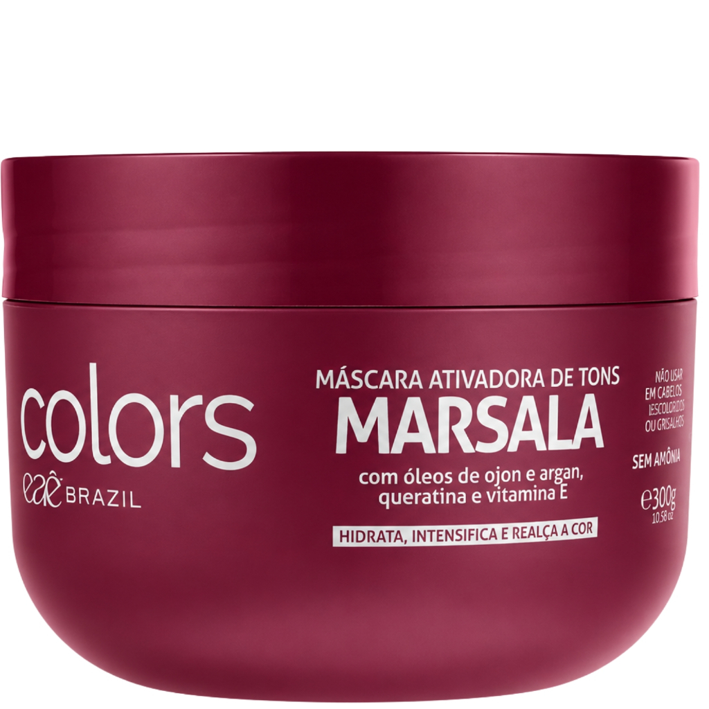 Máscara Pigmentadora Marsala Cor Fantasia Eaê Colors Alta Pigmentação