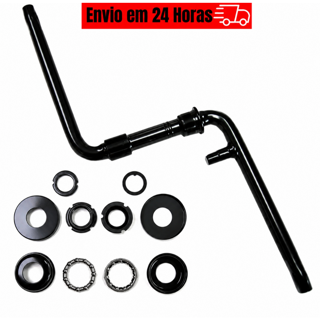 Pé de Vela Para Bike 24 26 Monobloco Pedivela Z Movimento Central Bicicleta Esferado Bike Preto Caixa 45mm