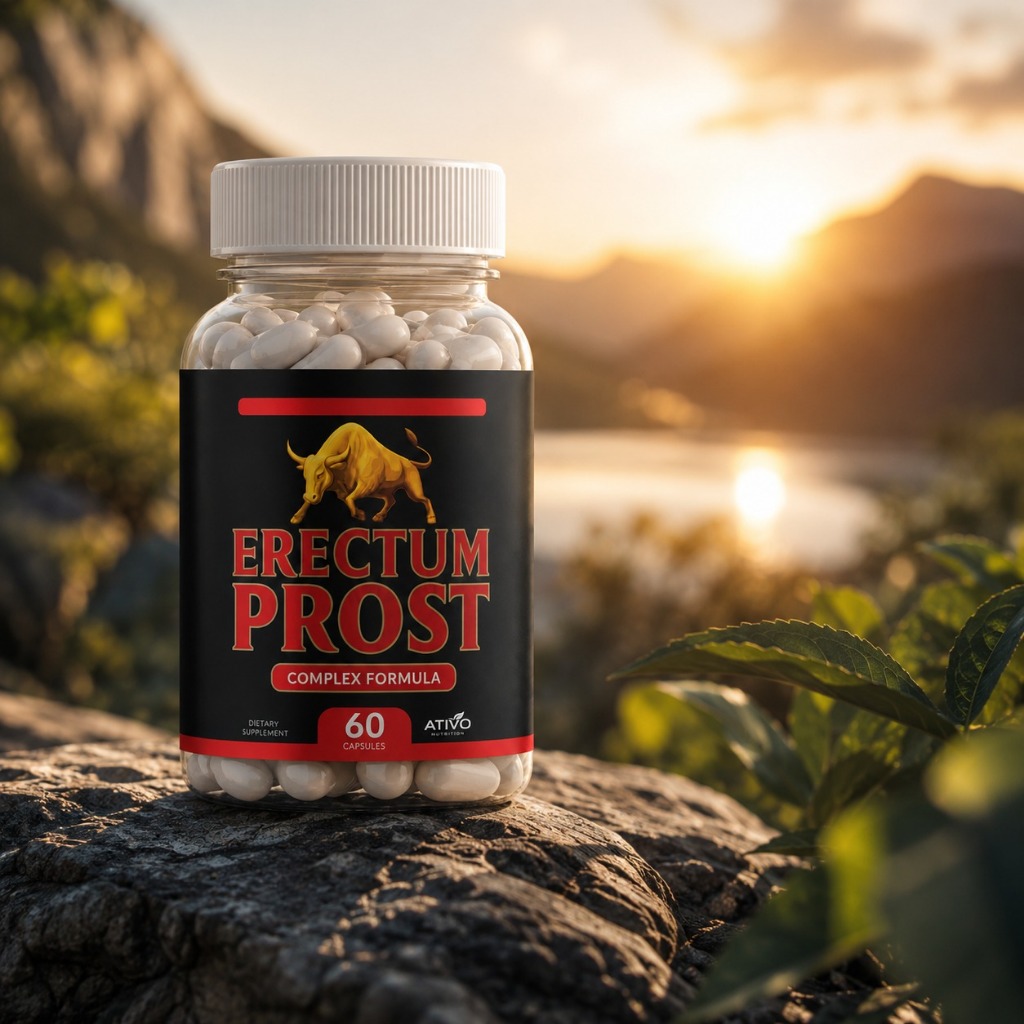 ERECTUM PROST | Ativo Nutrition - 60 Cápsulas - Suplemento Alimentar - Antioxidante, Energia e Disposição