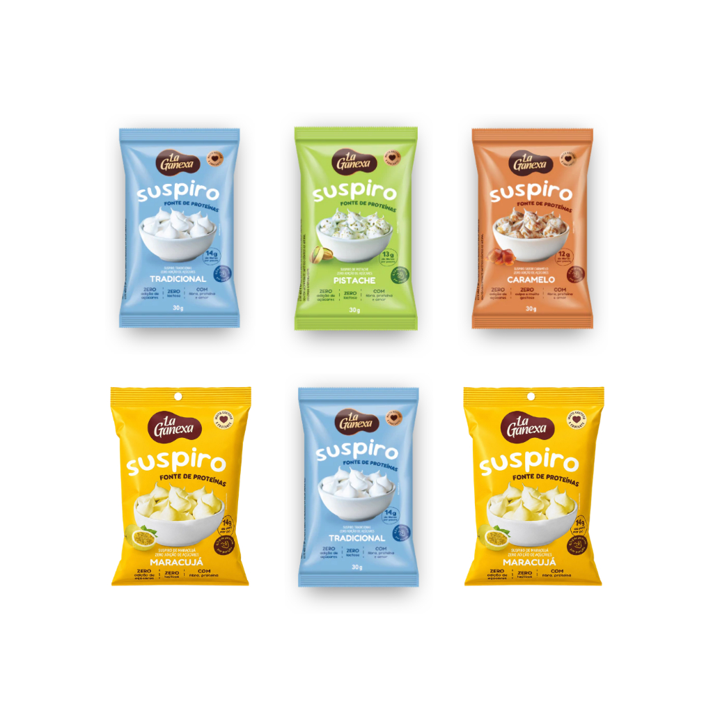 Kit 6x und Suspiro Proteico 30g - La Ganexa