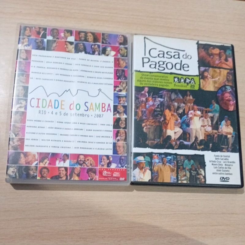 dvds cidade do Samba Rio 4 e 5 de setembro 2007 casa do pagode