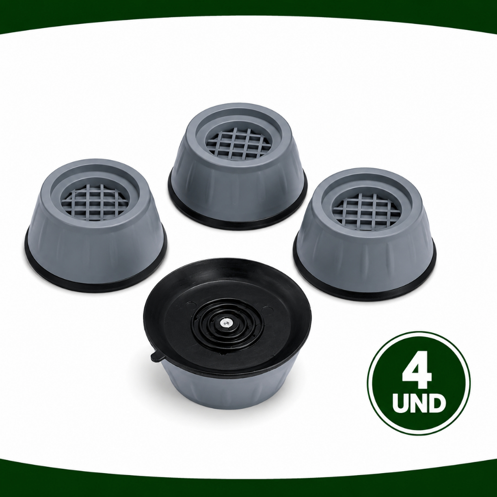 Kit Bases Protetoras 4 Bases Proteção do Piso Pé Nivelador
