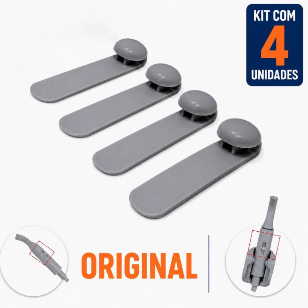 Kit 4 Linguetas Fechamento Suctor Bomba Vácuo Gnatus/saevo