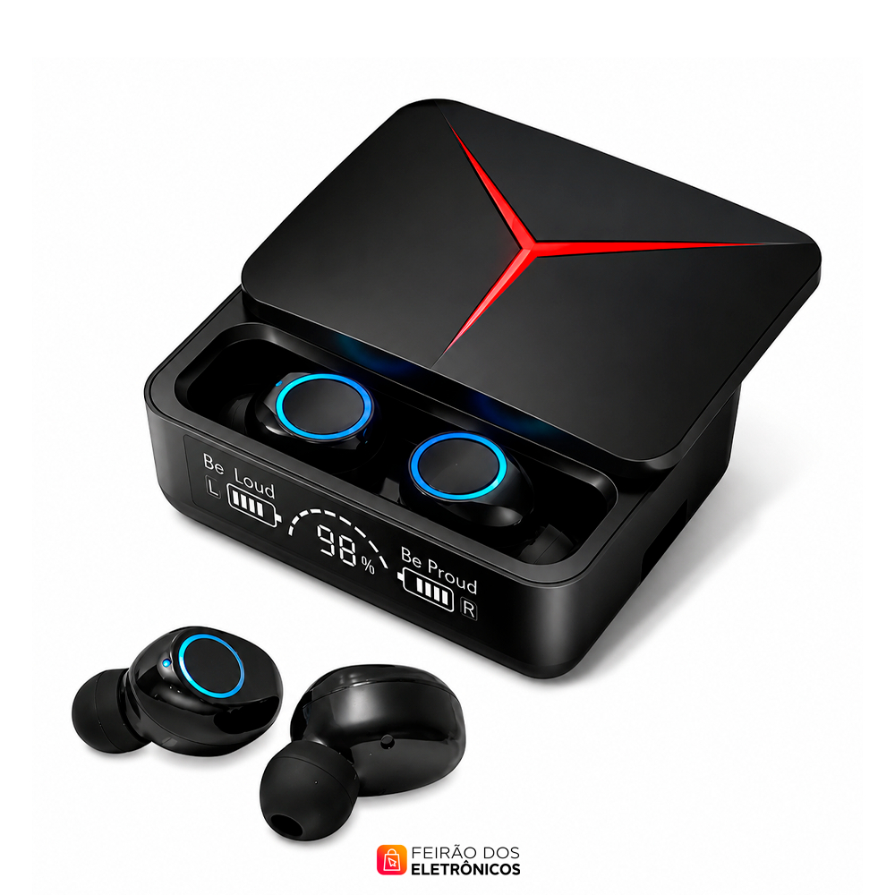 Fone De Ouvido Bluetooth Sem Fio MP90 PRO Gamer Fone Sem Fio Bluetooth Led Indicador Frete Grátis