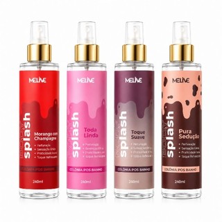 Body Splash Feminino Melive 200ml Pós Banho Suave, Floral e Doce Para o Dia a Dia