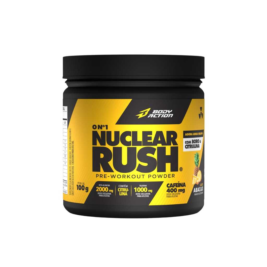 Pré-Treino Nuclear Rush 100g – Bodyaction