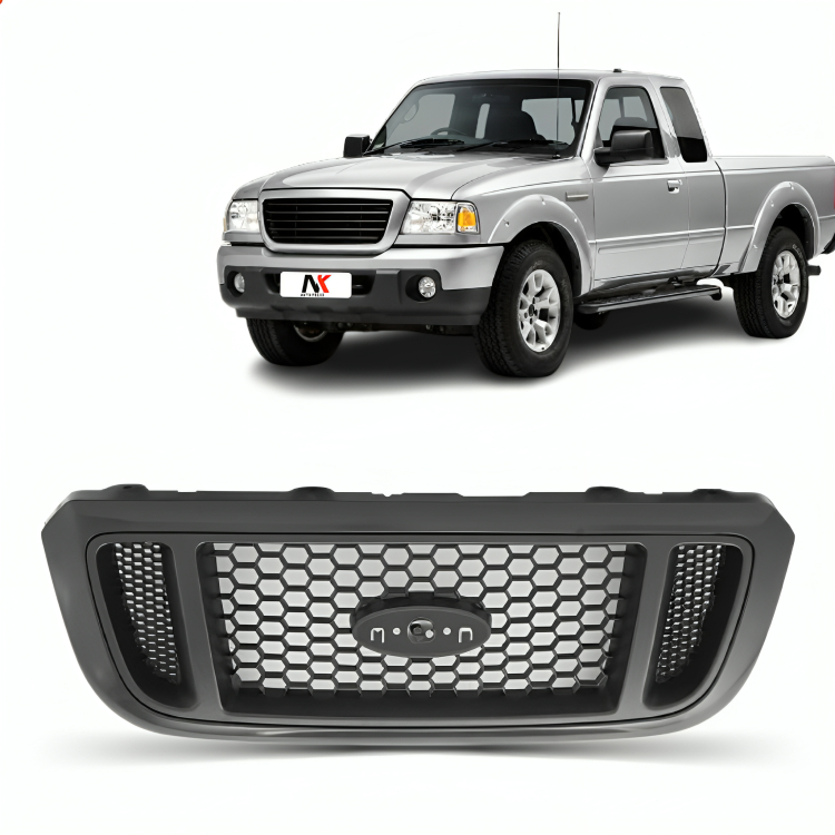 Grade Radiador Ranger 2005 2006 2007 2008 2009 Moldura Preto Novo