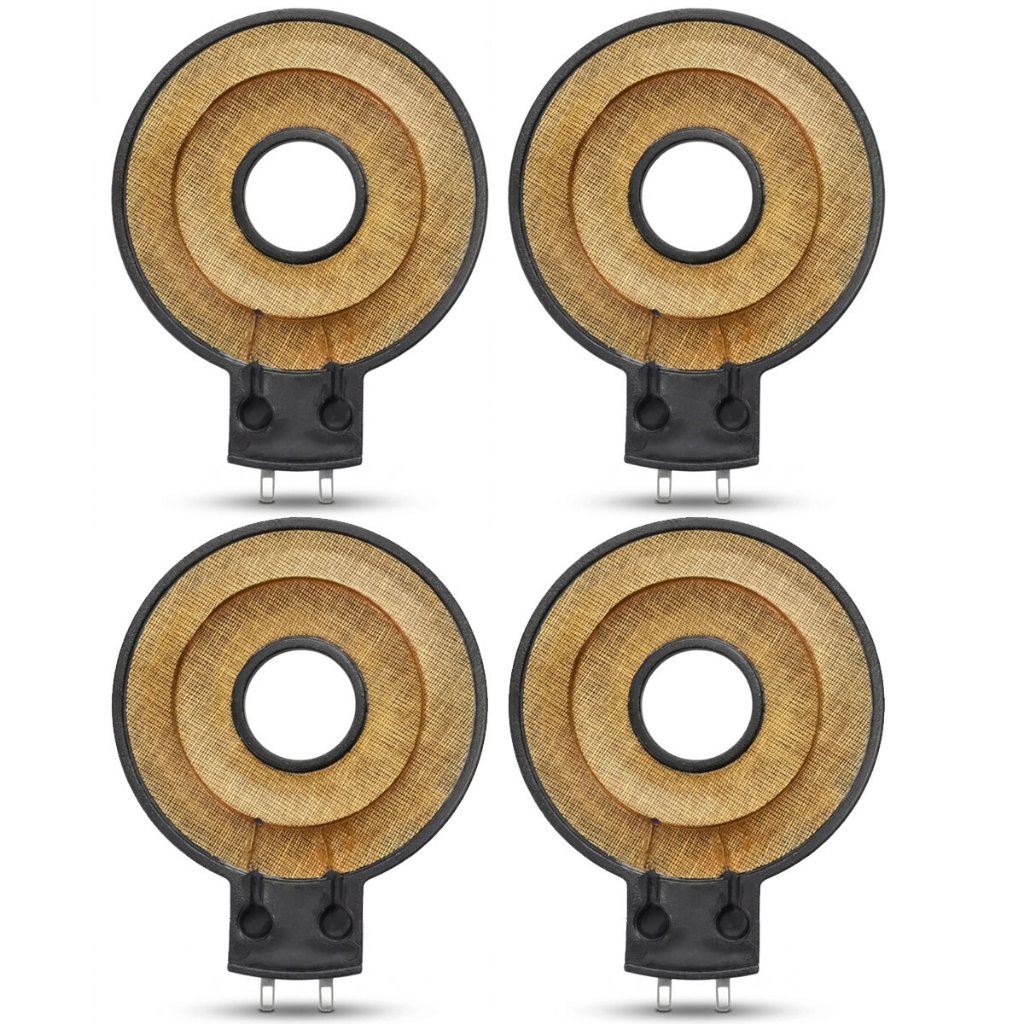 Kit 04 Reparo Paralelo Super Tweeter HI320 8 Ohms 120w Hinor Permak Compet