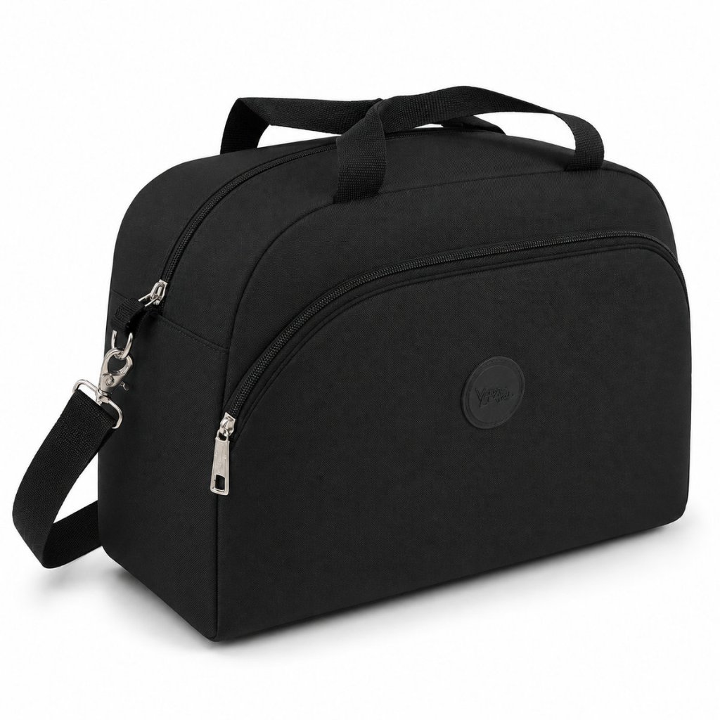 Bolsa Viagem Academia Feminina Bordô Mala De Mão Fitness Grande 45x27x25cm