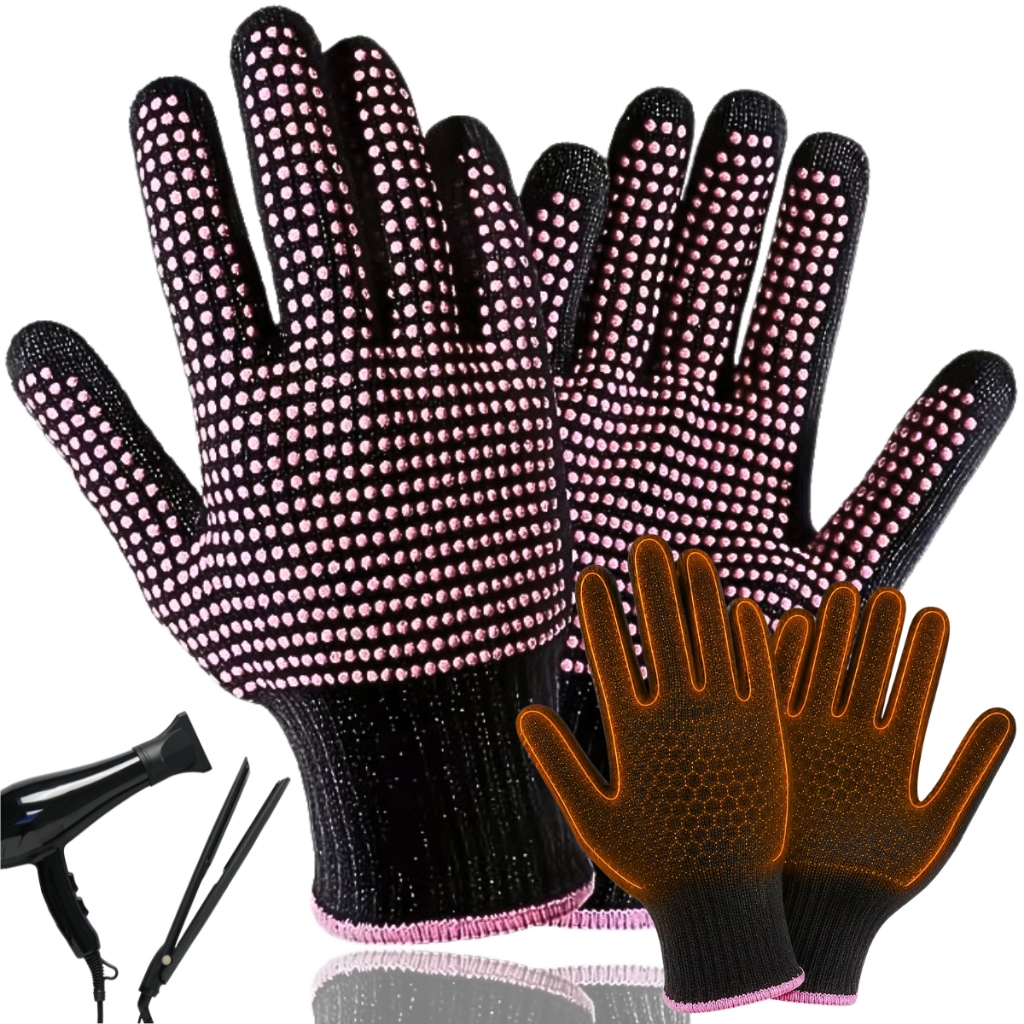 Par Luva P/ Salão Para Fonte De Calor até 230o  Chapa/secador/babyliss EPI proteção