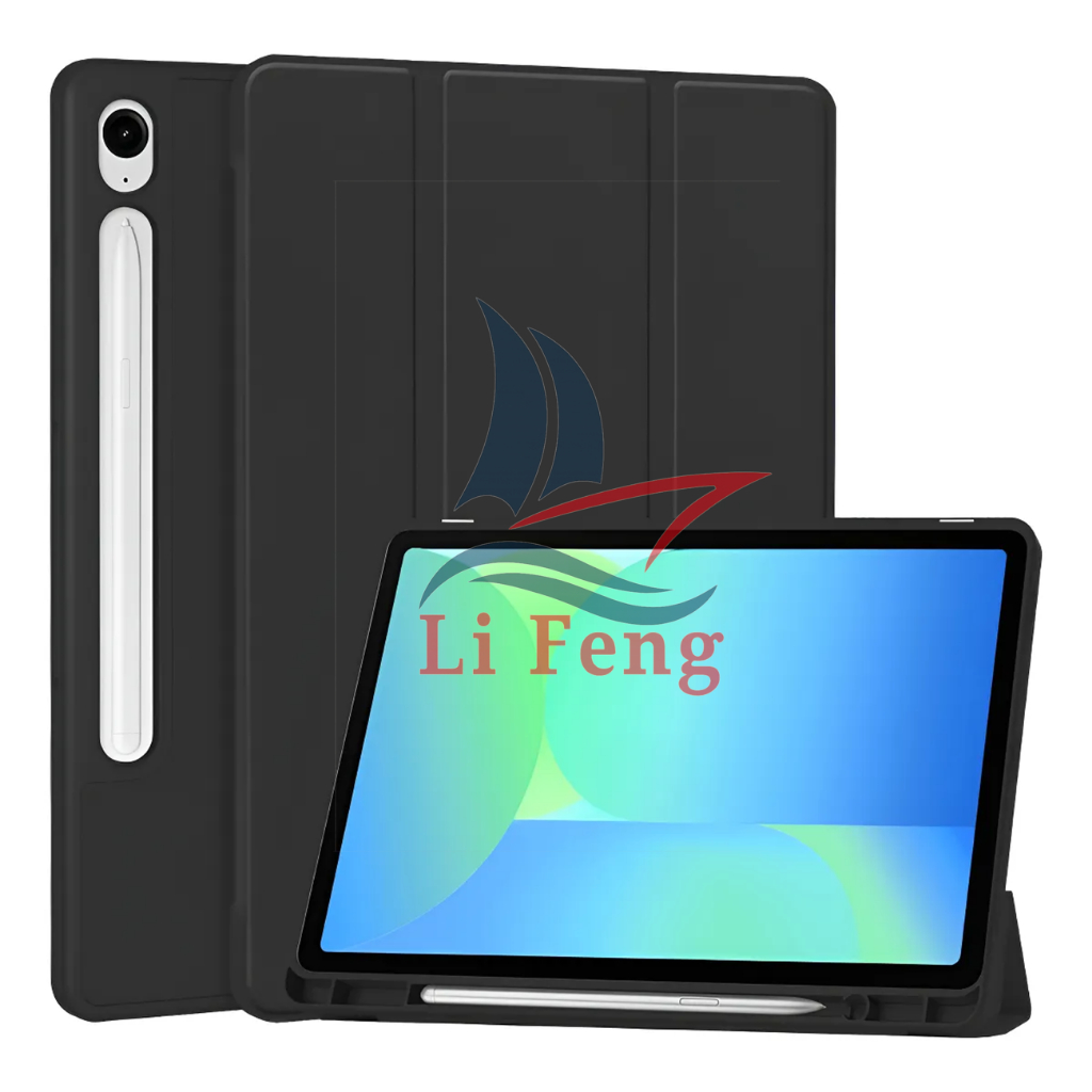 Capa Protetora Silicone TPU Para Samsung Galaxy Tab S10 Fe plus 13.1 Com Suporte