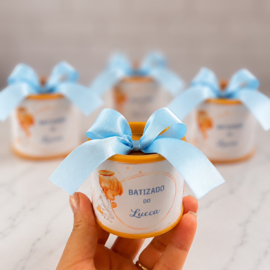 Kit Tubolata Personalizada 5x6- Lembrancinha de Batizado- Fazemos todos os temas