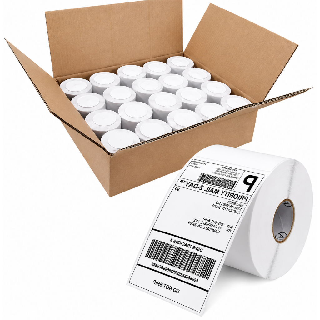 Kit 3 Rolos Etiqueta Térmica  10x15 100x150mm Adesiva 200 Unidades por Rolo para Envios Shopee Mercado Livre