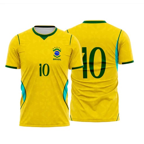 Camisa Amarela e Azul Brasil Principal