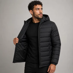 Jaqueta Puffer Bobojaco Corta Vento Nylon Frio Reforçada