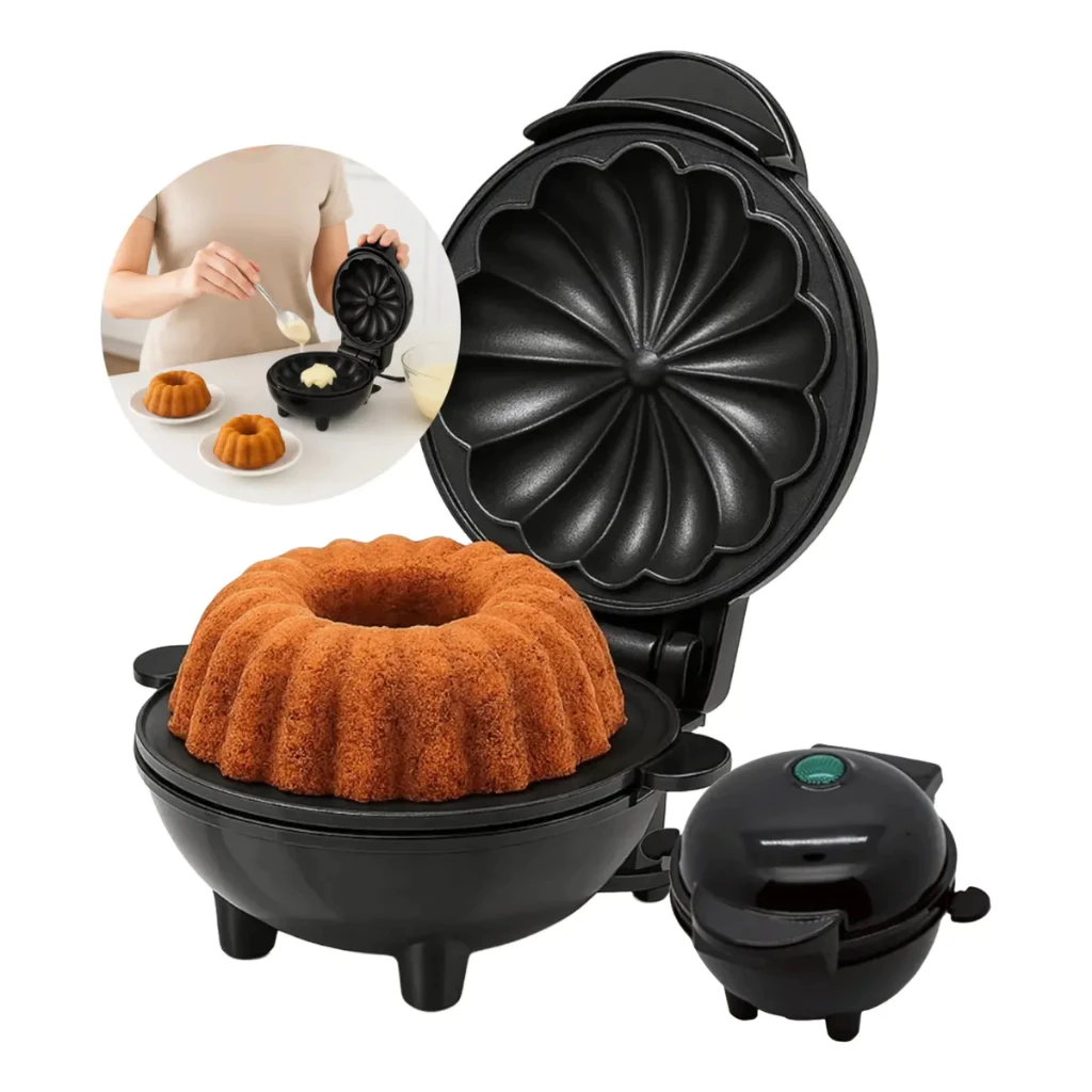 Mini Máquina de Assar Bolo Elétrica Antiaderente Quiche/De Forno/Eggette Maker Mini Ferro 110V — imagem 1