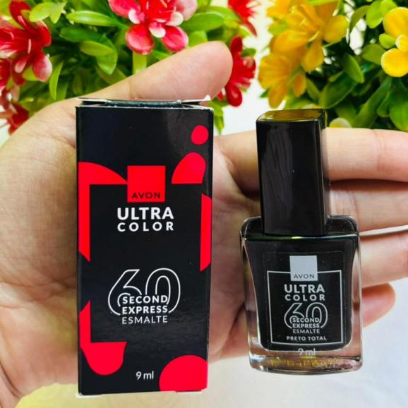Esmalte Avon Ultra lColor 60 Second Express, Preto Total