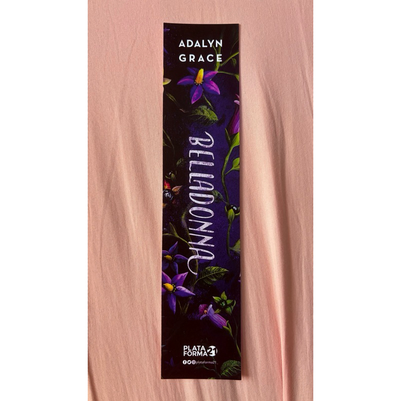 marcador de livro original - Belladonna - Adalyn Grace