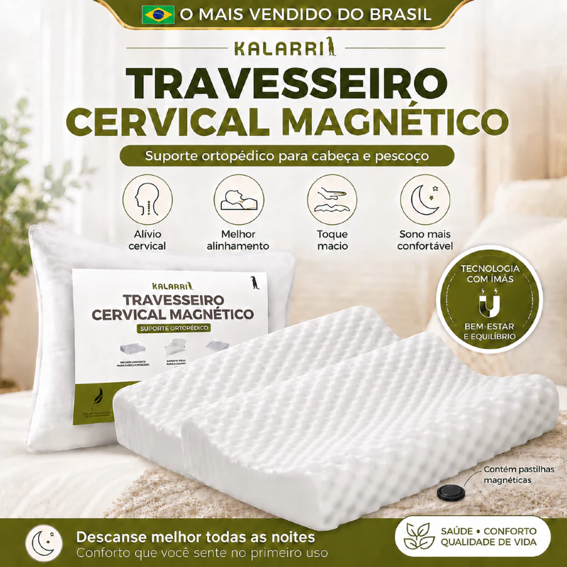 Travesseiro Cervical Ortopédico Anatômico