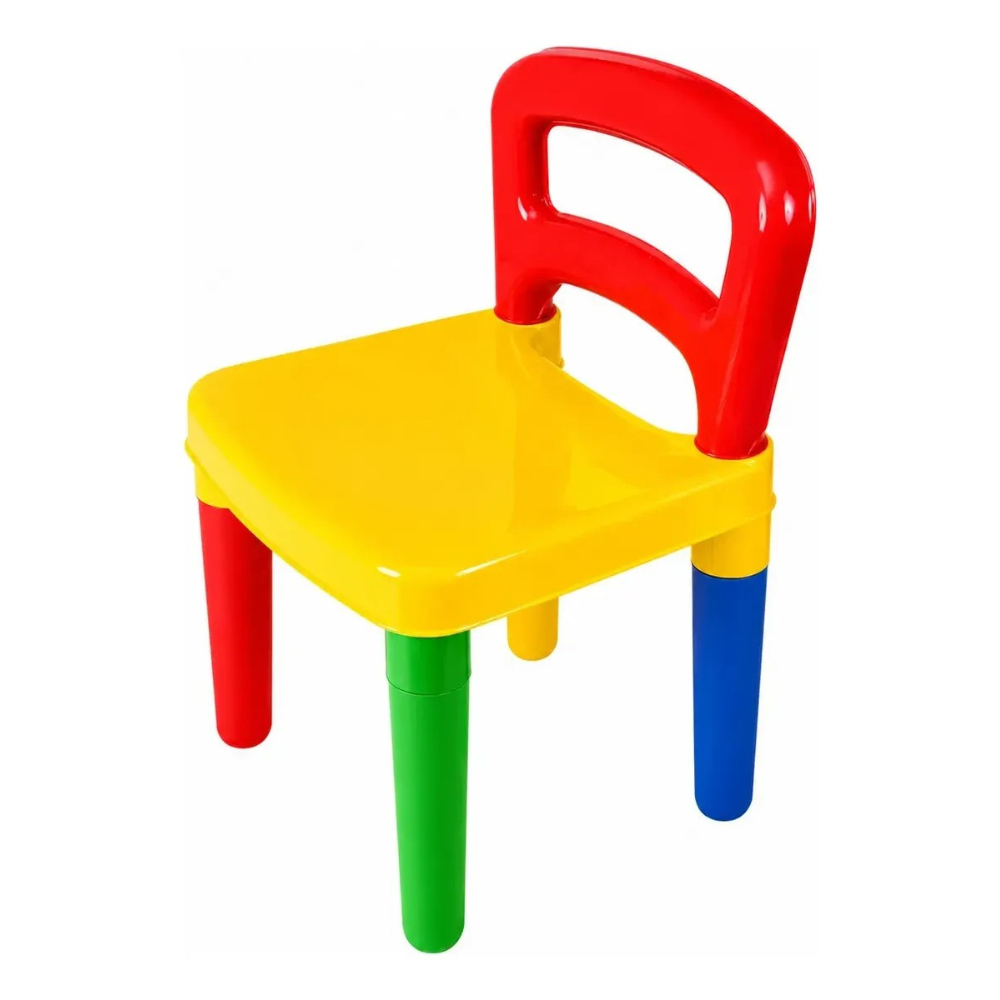 Cadeira Infantil Colorida Adicional Para Mesa Didática Poliplac