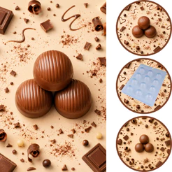 1~10 Forma Simples BOMBOM RISCADO Cód. 5 em Acetato BWB Para Bombom e Confeitaria (CHOCO)
