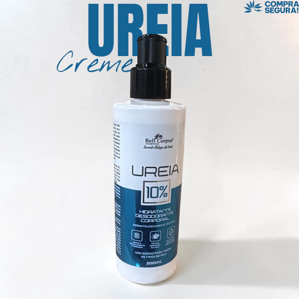 Creme de Ureia Hidratante Corporal 200ml Bellcorpus Cosméticos