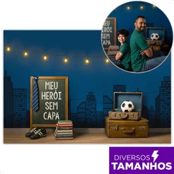 Fundo Fotográfico Dia dos Pais Cenário em Tecido Painel Sublimado – FPA - 160