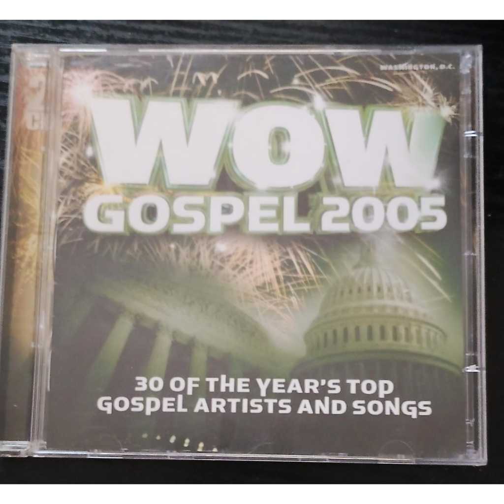 O CD duplo Wow Gospel 2005 - 30 músicas gospel do ano, lançado nos EUA.