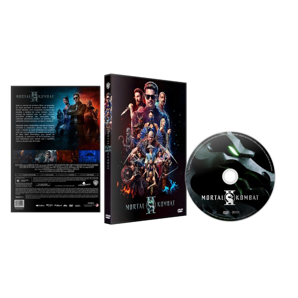 Dvd Mortal Kombat 2 (2026) Dual Áudio Hd