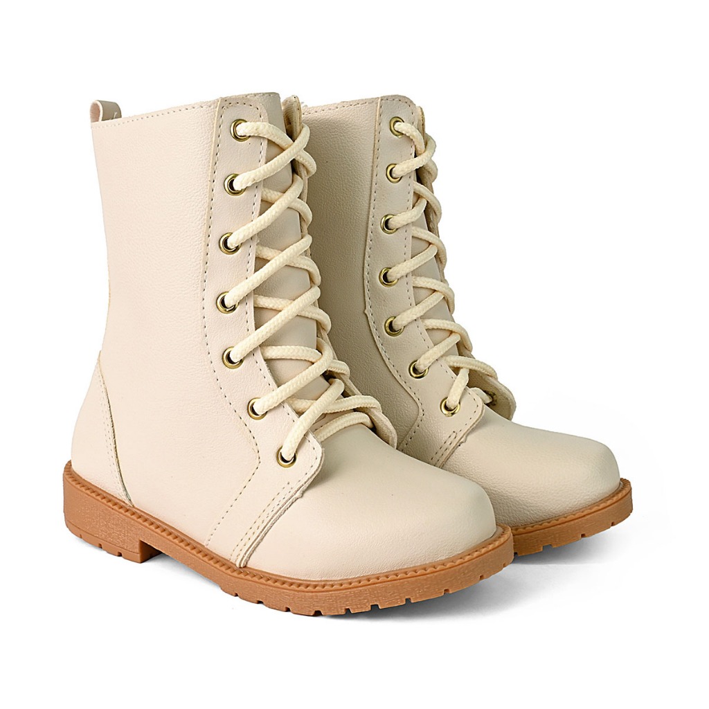 Bota Infantil Menina Coturno Delicado Detalhe Feminina Lançamento Inverno